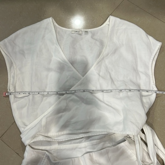 Aritzia Wilfred White Brax Jumpsuit (Size 0) - Picture 10 of 10